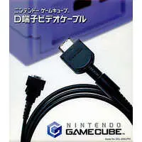 NINTENDO GAMECUBE - Video Game Accessories (D端子ビデオケーブル)