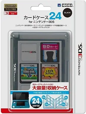 Nintendo 3DS - Case - Video Game Accessories (カードケース24 for3DS ブラック)