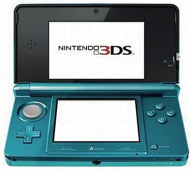 Nintendo 3DS - Video Game Console (ニンテンドー3DS本体 アクアブルー(状態：タッチペン・SDカード欠品))