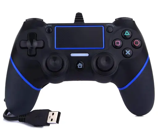 PlayStation 4 - Video Game Accessories - Game Controller (maexus PS4/PRO/PS3/PC用 有線コントローラ)
