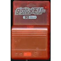 PlayStation - Video Game Accessories (ダブルメモリー2MB・クリアレッド(PS))