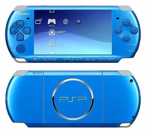 PlayStation Portable - PSP-3000 (PSP本体 バイブラント・ブルー(PSP-3000VB)(状態：箱(内箱含む)状態難))