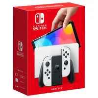 Nintendo Switch - Video Game Console (Nintendo Switch本体(有機ELモデル) Joy-Con(L/R)ホワイト(状態：内箱欠品)) - No Box No Manual