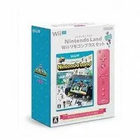 Wii (Nintendo Land Wiiリコモンプラスセット(ピンク))