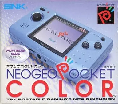 NEOGEO POCKET - Video Game Console (ネオ・ジオポケットカラー本体 プラチナブルー)