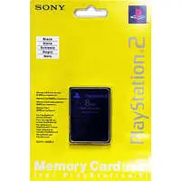 PlayStation 2 - Memory Card - Video Game Accessories (EU版メモリーカード8M ブラック(SCPH-10020))