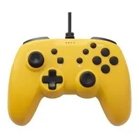 Nintendo Switch - Video Game Accessories - Game Controller (ジャイロコントローラー ライト 有線タイプ イエロー)