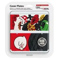 Nintendo 3DS - Video Game Accessories - Kisekae Plate (きせかえプレート NO.071 マリオ花札柄(New3DS用))