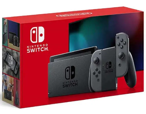 Nintendo Switch - Video Game Console (Nintendo Switch本体/Joy-Con(L)/(R) グレー [2019年8月モデル](状態：セーフティガイド欠品))