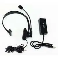 PlayStation 2 - Headset - Video Game Accessories (ASCII MIC USB TypeHS (状態：メインユニット・ヘッドセットのみ))