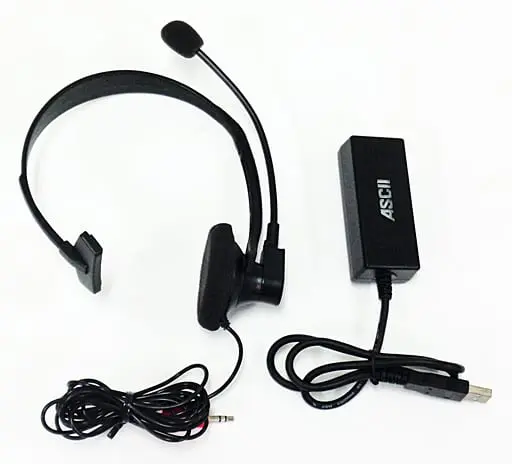 PlayStation 2 - Headset - Video Game Accessories (ASCII MIC USB TypeHS (状態：メインユニット・ヘッドセットのみ))