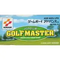 GAME BOY ADVANCE (GOLF MASTER～JAPAN GOLF TOUR GAME～ (箱説なし)) - No Box No Manual