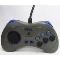 SEGA SATURN - Game Controller - Video Game Accessories (復刻版セガサターンコントロールパッド クールグレイ)