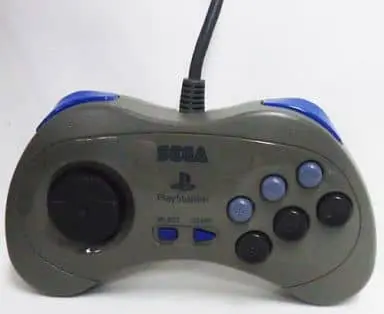 SEGA SATURN - Game Controller - Video Game Accessories (復刻版セガサターンコントロールパッド クールグレイ)