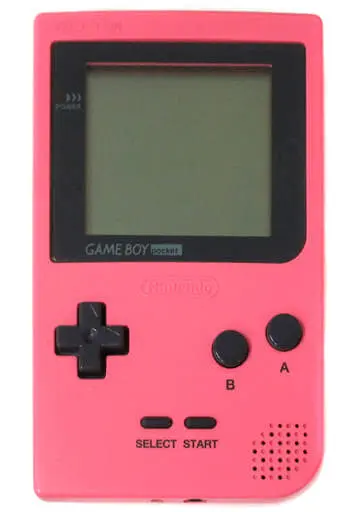 GAME BOY - GAME BOY pocket (ゲームボーイポケット本体 ピンク(状態：箱(内箱含む)状態難))