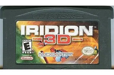 GAME BOY ADVANCE (北米版 IRIDION -3D-(国内使用可) (箱説なし))