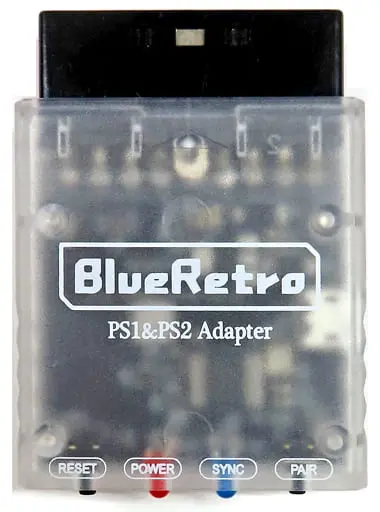 PlayStation 2 - Game Controller - Video Game Accessories (BlueRetro Wireless Controller Adapter For PS1/PS2(クリア)(状態：本体のみ))