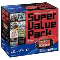 PlayStation Vita - Video Game Console (PSVita本体 スーパーバリューパック レッド・ブラック Wi-Fiモデル[PCH-2000])