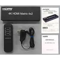 Video Game Accessories (ELEVIEW HDMI マトリクス・セレクター(4入力/2出力))