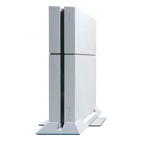 PlayStation 4 - Game Stand - Video Game Accessories (倒れにくい縦置きスタンド ホワイト(PS4用))