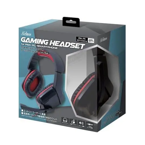 PlayStation 4 - Headset - Video Game Accessories (アクラス ゲーミングヘッドセット Entry Model)