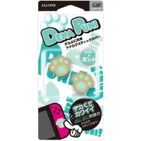 Nintendo Switch - Video Game Accessories (デカぷにアナログスティックカバー にくきゅうクッキーVer ミント)