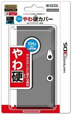 Nintendo 3DS - Video Game Accessories (TPUやわ硬カバー for3DS クリアブラック)