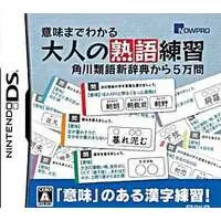 Nintendo DS (意味までわかる大人の熟語練習)