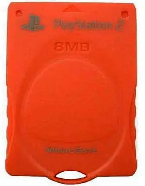 PlayStation 2 - Memory Card - Video Game Accessories (PlayStation2 専用メモリーカード(8MB) ウォームレッド)