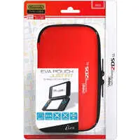 Nintendo 3DS - Video Game Accessories (EVA Pouch Just Fit レッド (New2DSLL用))