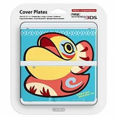 Nintendo 3DS - Video Game Accessories - Kisekae Plate (きせかえプレート NO.037 モンハン・イャンクック(New3DS用))