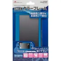 PlayStation Vita - Video Game Accessories - Monitor Filter (PSVITA2000用保護フィルム 自己吸着 カラーフレーム ブルー)