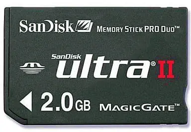 PlayStation Portable - Video Game Accessories - Memory Stick (サンディスク UltraII メモリースティック PRO Duo 2GB [SDMSPDH-2048-903])