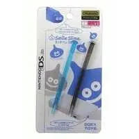 Nintendo DS - Touch pen - Video Game Accessories (スマイルスライム タッチペンDS Lite (クリアブルー＆クリアグレー))