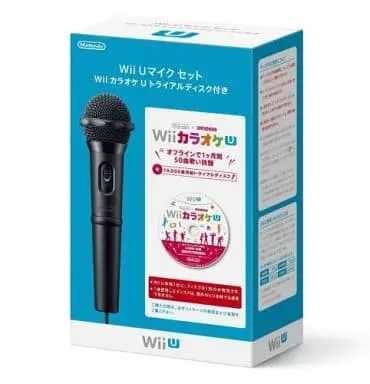 Wii - Video Game Accessories (WiiUマイクセット WiiカラオケU(トライアルディスク付))