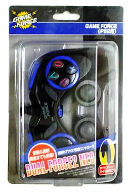 PlayStation 2 - Video Game Accessories (DUAL FORCE2 NEO(連射付アナログ振動コントローラ))