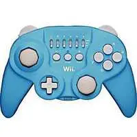 Wii - Video Game Accessories - Game Controller (クラシックコントローラ (ブルー))