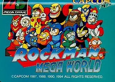 MEGA DRIVE - ROCKMAN MEGA WORLD (Mega Man: The Wily Wars)