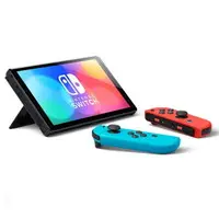 Nintendo Switch - Video Game Console (Nintendo Switch本体(有機ELモデル) Joy-Con(L)ネオンブルー/(R)ネオンレッド(状態：箱(内箱含む)状態難))