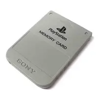 PlayStation - Memory Card - Video Game Accessories (メモリーカード・グレー(英)(PS))