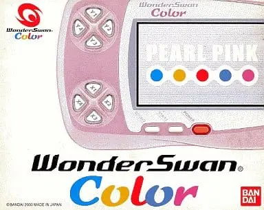 WonderSwan - Wonder Swan Color (ワンダースワンカラー本体 パールピンク(状態：箱(内箱含む)状態難))