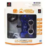 PlayStation 2 - Game Controller - Video Game Accessories (アナログ振動パッド2 TURBO サウンド [ブルー])