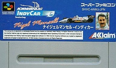 SUPER Famicom - Nigel Mansell Indy Car (Newman/Haas IndyCar featuring Nigel Mansell)