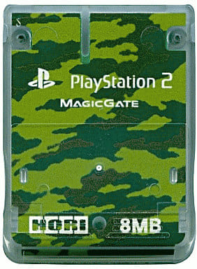 PlayStation 2 - Memory Card - Video Game Accessories (Playstation2 専用メモリーカード(8MB)迷彩)