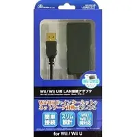 Wii - Video Game Accessories (Wii/WiiU用 LAN接続アダプタ (ブラック))