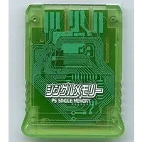 PlayStation - Video Game Accessories (シングルメモリー クリアイエロー(PS))