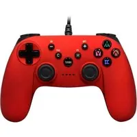 PlayStation 4 - Video Game Accessories - Game Controller (PS4/PS3/Switch/PC対応マルチコントローラーAce メタルレッド)