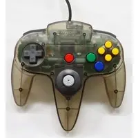 NINTENDO64 - Game Controller (コントローラブロス (クリアグレー))