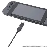 Nintendo Switch - Video Game Accessories (USB A-Type C変換コネクター ブラック)