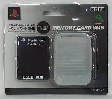 PlayStation 2 - Memory Card - Video Game Accessories (メモリーカード 8MB WonderGOO (メタリックブラック))